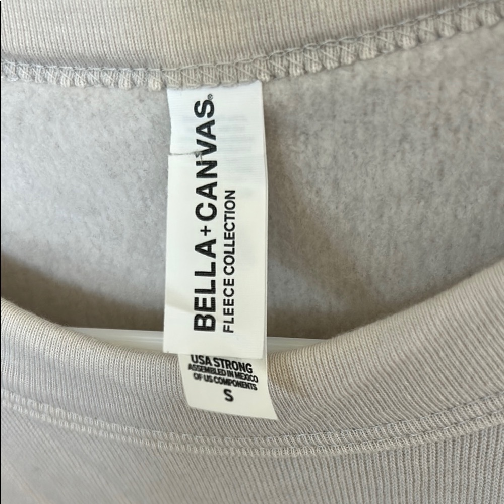Bella Canvas S Crewneck Sweatshirt- Apple Bottom Jeans View 2